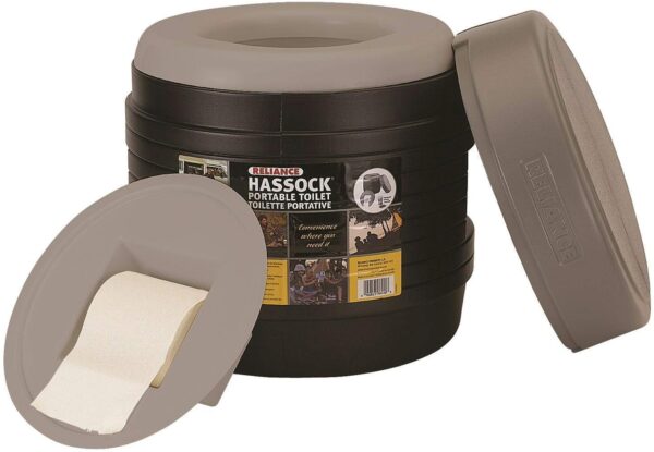 Reliance Products Hassock Portable Lightweight Self-Contained Toilet - Image 3