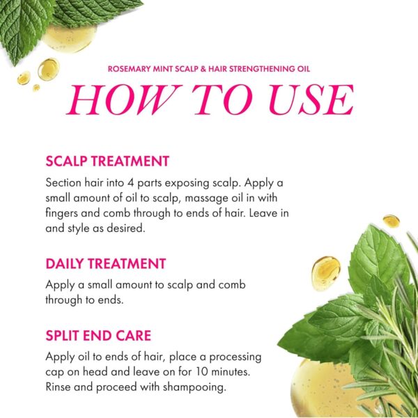 Hair Strengthening Oil for All Hair Types, 2 Ounce - Image 4