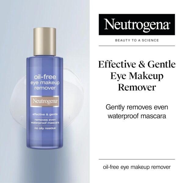 Neutrogena Gentle Oil-Free Eye Makeup Remover & Cleanser for Sensitive Eyes - Image 7